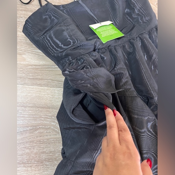 KATE SPADE NY x TARGET Tiered Ruffle Midi Tank Dress Black Size Medium - Picture 15 of 15